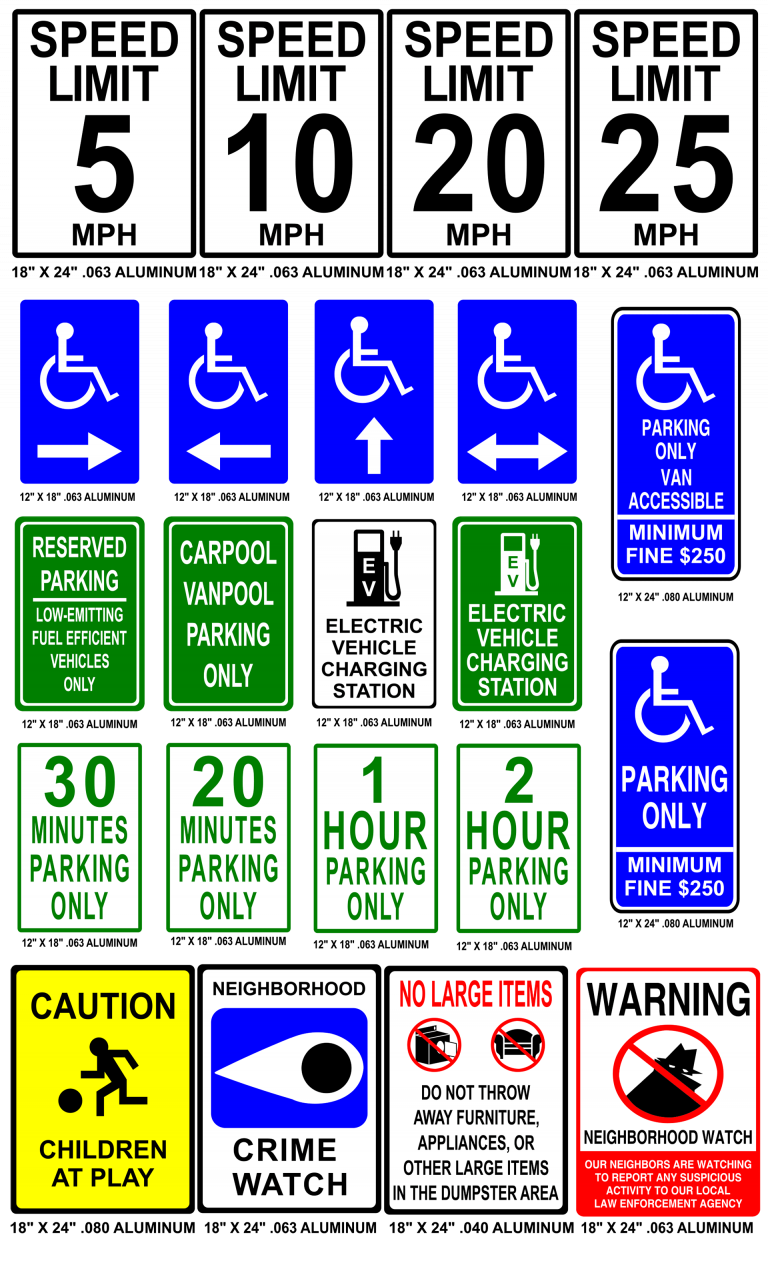 Handicap Signs Sign Express